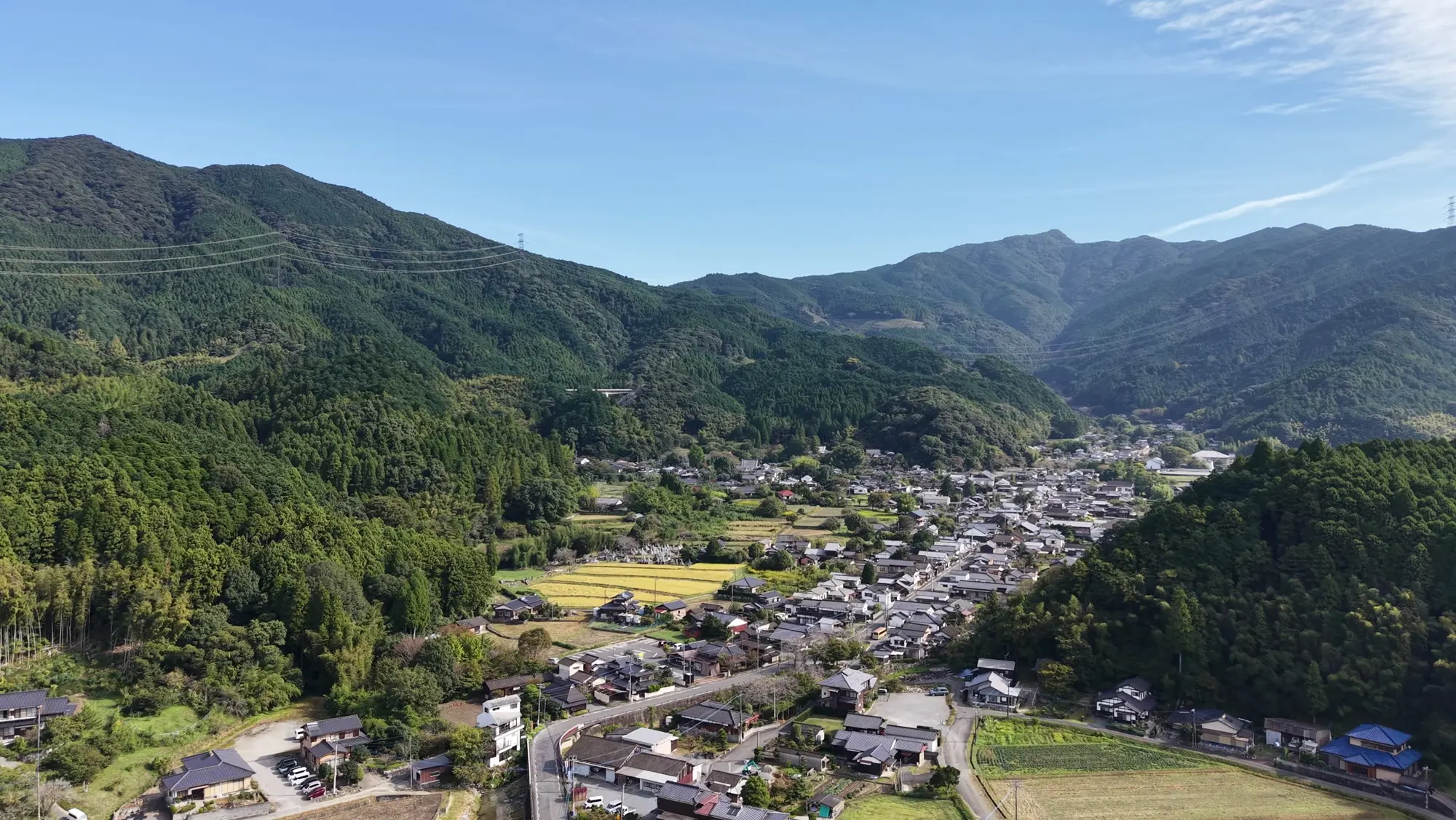 秋月の山と城下町 / Akizuki landscape